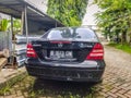 Broken Mercedes Benz C230 W203 Royalty Free Stock Photo