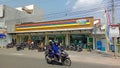 Surakarta, Indonesia - July 19,2022 : Indomaret shop is one of the famous mini markets in Indonesia