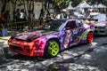 Nissan 200SX drift car in Indonesia drift series local drifting event