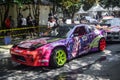 Nissan 200SX drift car in Indonesia drift series local drifting event