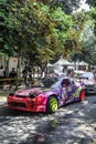 Nissan 200SX drift car in Indonesia drift series local drifting event