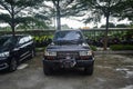 Toyota Land Cruiser VX J80 front end shot in jdm run car meet Royalty Free Stock Photo