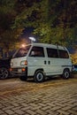 Honda Acty kei car van on parking lot