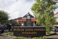 Surakarta - Indonesia, October 26, 2022 : Front view of Radya pustaka museum located on Solo City Royalty Free Stock Photo