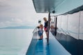 Surat Thai, Thailand - January 24, 2018: Tourists traveling on a ferry to the Koh Samui and Koh Phangan islands Royalty Free Stock Photo