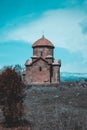 Surb Sion Church in Oshakan. St. Sion and Mankanots Church. Armenian Apostolic Church