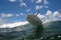 Surf big cutback Royalty Free Stock Photo