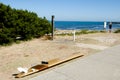 Surf Board on Cottesloe Beach - Perth - Australia Royalty Free Stock Photo