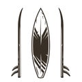 Surf board ornament graphic surfing hawaii board