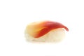Surf sushi isolated in white background