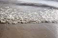 Surf, Foaming water on a beach, Lake, Sea