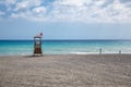 surf life saving tower Royalty Free Stock Photo