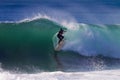 Surfer Backside Hollow Wave