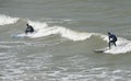 Surf riding in Taiwan.