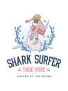 Surf the shark true surfer hype