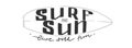 Surf And Sun - Live With Fun. Hand Written Lettering. Summer Print For Stamp And Pin, Label And Poster, Postcard And