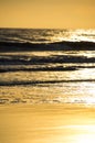 Surf at sunrise Royalty Free Stock Photo