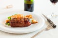 Surf and turf meal Royalty Free Stock Photo