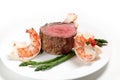 Surf and turf side view