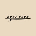surf vintage logo, icon and symbol, vector illustration design