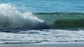 Surf Waves & beach sand Royalty Free Stock Photo