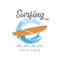 Surf waves logo
