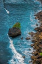 Surf waves and turqoise water