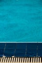 Surface of blue swimming pool. Royalty Free Stock Photo