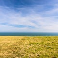 surface of Cap Gris-Nez on English channel Royalty Free Stock Photo