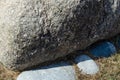 Surface of the cave rock wall. gray stone texture background Royalty Free Stock Photo