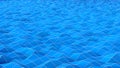 Surface consisting of points and corners with white outside lines in the color blue Royalty Free Stock Photo