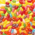 Surface covered with jelly bean candies Royalty Free Stock Photo