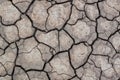 Surface of cracked earth for texture background