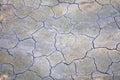 Surface of cracked ground Royalty Free Stock Photo