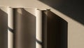 Surface creating a play of light and shadow that highlights their cylindrical Royalty Free Stock Photo