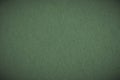 The surface of dark green cardboard. Paper texture with cellulose fibers. Paperboard wallpaper or background with vignetting. Royalty Free Stock Photo