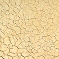 Surface of dried lake bed with cracks in mud, natural background Royalty Free Stock Photo