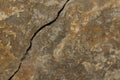 Surface grey granite stone with streaks and cracked Royalty Free Stock Photo