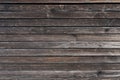 Surface of a heavily weathered planking of a facade made of wooden slats