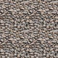 Surface of hematite rubble, stone texture. 3D rendering. Seamless background