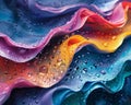 Surface illustration of a textured alien skin