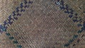 surface of mat that weaved using reed. Royalty Free Stock Photo