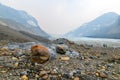 Scenic view of Athabasca Glacier at Columbia Icefield, Japser Na