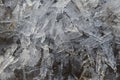 Surface with melting ice crystals Royalty Free Stock Photo