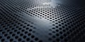 Surface of a Metal Perforated Sheet Texture Close Up, with Abstract Theme Royalty Free Stock Photo