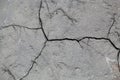 Surface of mud with cracks Royalty Free Stock Photo