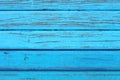 The surface of the nailed boards painted in blue. Background picture Royalty Free Stock Photo