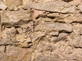 Surface of natural beige sandstone