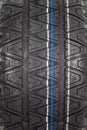 The surface of a new car tire close up Royalty Free Stock Photo
