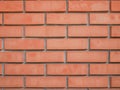 Surface of New Red Brick Wall Royalty Free Stock Photo